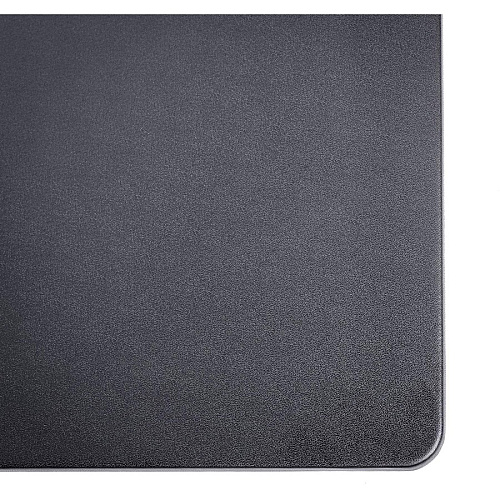 Dacasso Leatherette Desk Mat Rectangular - 34" Width x 20" Depth - Felt Backing - Leatherette - Black - 1 Each (P1033)