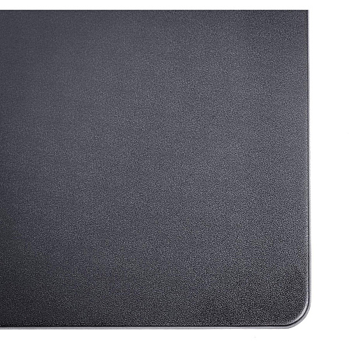Dacasso Leatherette Desk Mat Rectangular - 34" Width x 20" Depth - Felt Backing - Leatherette - Black - 1 Each (P1033)
