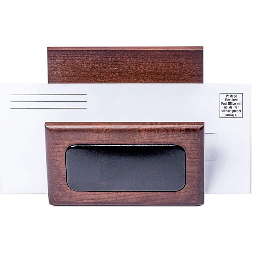 Dacasso Walnut & Leather Desk Set 1 Each (D8412)