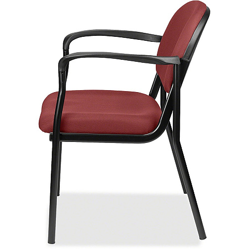 Eurotech Dakota Guest Chair With Arms Tulip Seat Color - Fabric Seat Material - Tulip Back Color - Fabric Back Material - Steel Frame Material - Four-legged Base - Shire Tulip - 1 Each (801188)