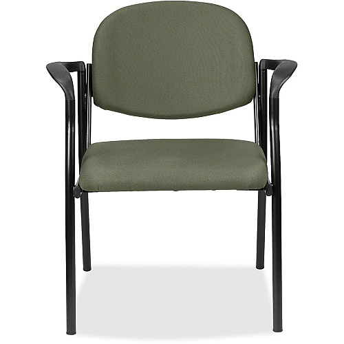 Eurotech Dakota 8011 Guest Chair Sage Seat Color - Fabric Seat Material - Sage Back Color - Fabric Back Material - Steel Frame Material - Four-legged Base - Shire Sage - 1 Each (801185)