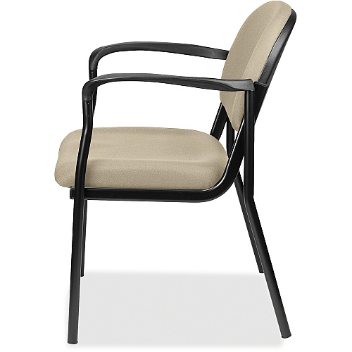 Eurotech Dakota 8011 Guest Chair Travertine Seat Color - Fabric Seat Material - Travertine Back Color - Fabric Back Material - Steel Frame Material - Four-legged Base - Shire Travertine - 1 Each (801187)