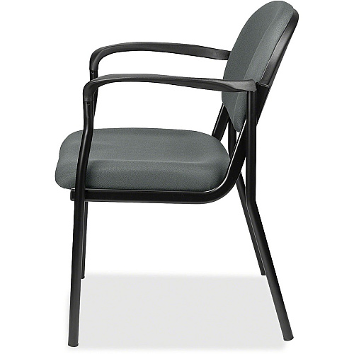 Eurotech Dakota 8011 Guest Chair Fog Seat Color - Fabric Seat Material - Fog Back Color - Fabric Back Material - Steel Frame Material - Four-legged Base - Expo Fog - 1 Each (801132)