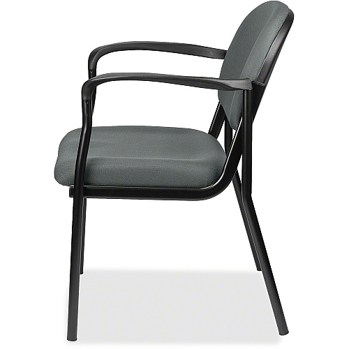 Eurotech Dakota 8011 Guest Chair Fog Seat Color - Fabric Seat Material - Fog Back Color - Fabric Back Material - Steel Frame Material - Four-legged Base - Expo Fog - 1 Each (801132)