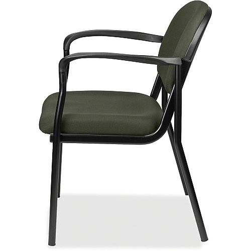 Eurotech Dakota 8011 Guest Chair Olive Green Seat Color - Fabric Seat Material - Olive Green Back Color - Fabric Back Material - Steel Frame Material - Four-legged Base - Perfection Olive Green - 1 Each (801167)