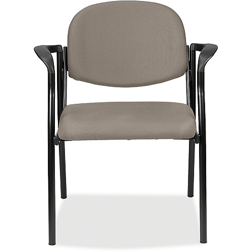 Eurotech Dakota Guest Chair With Arms Fossil Seat Color - Fabric Seat Material - Fossil Back Color - Fabric Back Material - Steel Frame Material - Four-legged Base - Insight Fossil - 1 Each (801151)