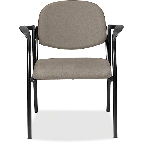 Eurotech Dakota Guest Chair With Arms Fossil Seat Color - Fabric Seat Material - Fossil Back Color - Fabric Back Material - Steel Frame Material - Four-legged Base - Insight Fossil - 1 Each (801151)