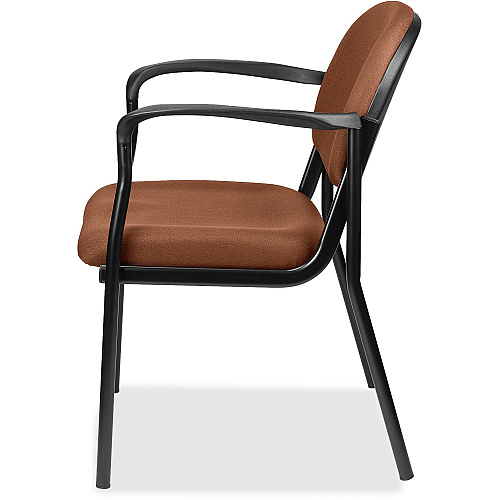 Eurotech Dakota 8011 Guest Chair Nutmeg Seat Color - Fabric Seat Material - Nutmeg Back Color - Fabric Back Material - Steel Frame Material - Four-legged Base - Canyon Nutmeg - 1 Each (801130)