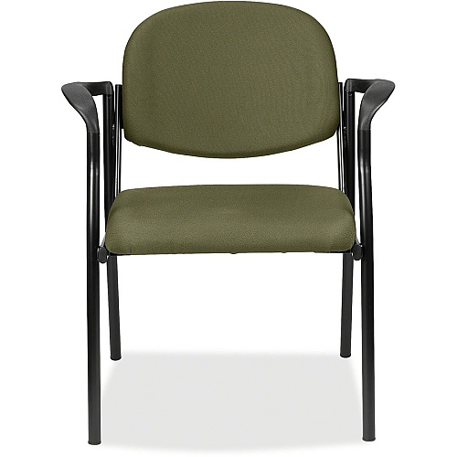 Eurotech Dakota 8011 Guest Chair Leaf Seat Color - Fabric Seat Material - Leaf Back Color - Fabric Back Material - Steel Frame Material - Four-legged Base - Expo Leaf - 1 Each (801134)