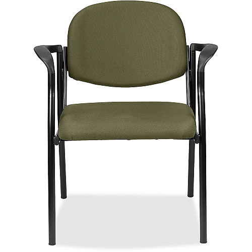 Eurotech Dakota 8011 Guest Chair Leaf Seat Color - Fabric Seat Material - Leaf Back Color - Fabric Back Material - Steel Frame Material - Four-legged Base - Expo Leaf - 1 Each (801134)