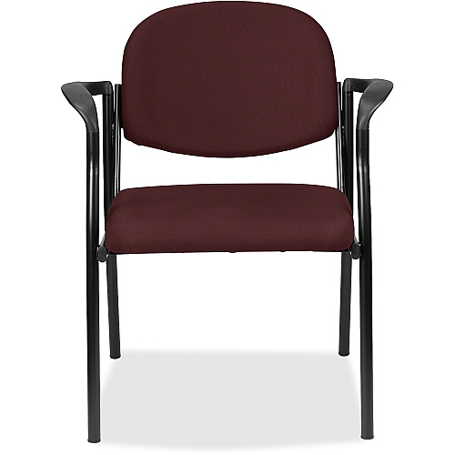 Eurotech Dakota 8011 Guest Chair Burgundy Seat Color - Fabric Seat Material - Burgundy Back Color - Fabric Back Material - Steel Frame Material - Four-legged Base - Perfection Burgundy - 1 Each (801164)