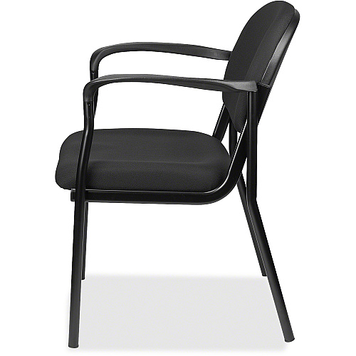 Eurotech Dakota 8011 Guest Chair Tuxedo Seat Color - Fabric Seat Material - Tuxedo Back Color - Fabric Back Material - Steel Frame Material - Four-legged Base - Expo Tuxedo - 1 Each (801135)