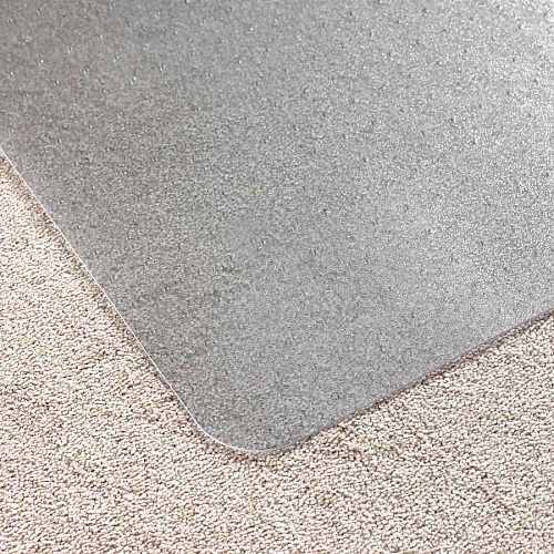 Computex&reg; Anti-Static Vinyl Lipped Chair Mat for Carpets up to 3/8" - 36" x 48" Carpeted Floor, Carpet, Electrical Equipment - 48" Length x 36" Width x 0.110" Depth x 0.110" Thickness - Lip Size 10" Length x 20" Width - Lipped - Polyvinyl C (319226LV)