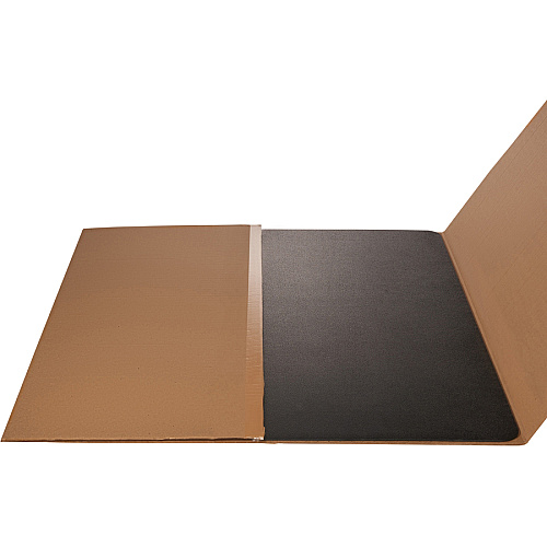 Deflecto Black EconoMat for Hard Floors Hard Floor, Office, Carpeted Floor, Breakroom - 60" Length x 46" Width - Rectangular - Vinyl - Black - 1 Each (CM21442FBLK)