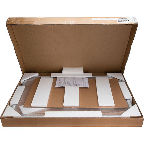 Lorell Enclosed Cork Bulletin Board 36" Board Height x 24" Board Width - Natural Cork Surface - Lock, Resilient, Durable, Self-healing - Aluminum Frame - 1 Each (LLR42706)