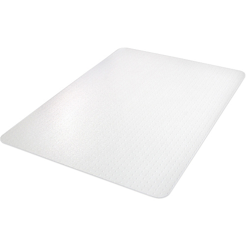 Lorell Big & Tall Chairmat Carpeted Floor - 45" Width x 53" Depth - Rectangular - Polycarbonate - Clear - 1 Each (LLR69704)