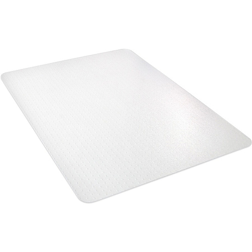 Lorell Big & Tall Chairmat Carpet - 46" Width x 60" Depth - Rectangular - Polycarbonate - Clear - 1 Each (LLR69705)