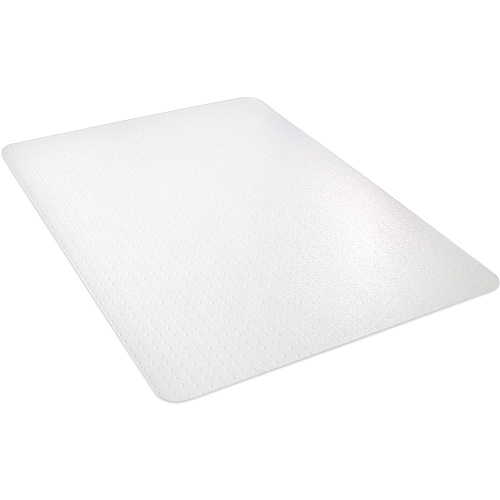 Lorell Big & Tall Chairmat Carpet - 46" Width x 60" Depth - Rectangular - Polycarbonate - Clear - 1 Each (LLR69705)