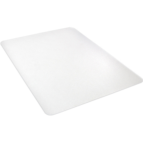 Lorell Big & Tall Chairmat Hard Floor, Vinyl Floor, Tile Floor, Wood Floor - 53" Length x 45" Width x 0.133" Thickness - Rectangular - Polycarbonate - Clear - 1 Each (LLR69707)