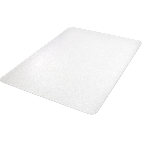 Lorell Big & Tall Chairmat Hard Floor, Vinyl Floor, Tile Floor, Wood Floor - 60" Length x 46" Width x 0.133" Thickness - Rectangular - Polycarbonate - Clear - 1 Each (LLR69708)