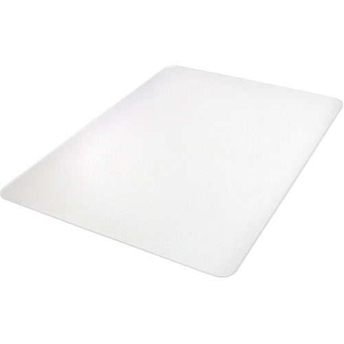 Lorell Big & Tall Chairmat Hard Floor, Vinyl Floor, Tile Floor, Wood Floor - 60" Length x 46" Width x 0.133" Thickness - Rectangular - Polycarbonate - Clear - 1 Each (LLR69708)