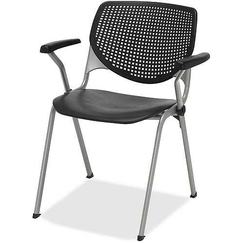 KFI 2300 Kool Series Lime Green Seat Color - Polypropylene Seat Material - Lime Green Back Color - Polypropylene, Aluminum Alloy Back Material - Silver, Powder Coated Frame Color - Steel Frame Material - Four-legged Base - Armrest - 1 Each (2300SLP14)
