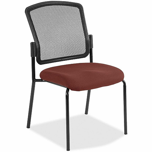 Eurotech Dakota 2 7014 Guest Chair Cordovan Seat Color - Fabric Seat Material - Steel Frame Material - Four-legged Base - Canyon Cordovan - 2 / Carton (701426)