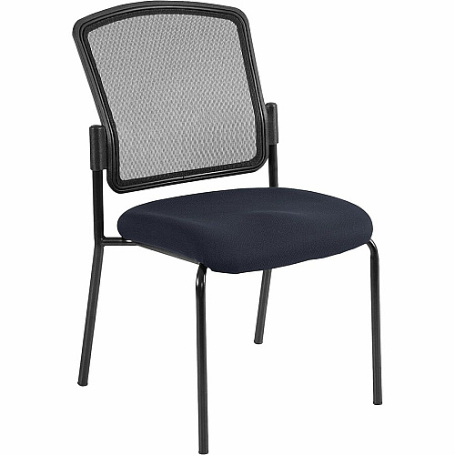 Eurotech Dakota 2 7014 Guest Chair Navy Seat Color - Fabric Seat Material - Steel Frame Material - Four-legged Base - Perfection Navy - 2 / Carton (701466)