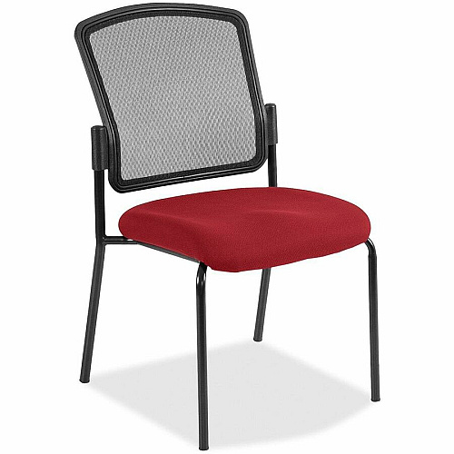 Eurotech Dakota 2 7014 Guest Chair Real Red Seat Color - Fabric Seat Material - Steel Frame Material - Four-legged Base - Insight Real Red - 2 / Carton (701402)