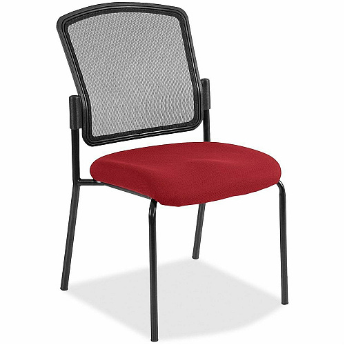 Eurotech Dakota 2 7014 Guest Chair Real Red Seat Color - Fabric Seat Material - Steel Frame Material - Four-legged Base - Insight Real Red - 2 / Carton (701402)
