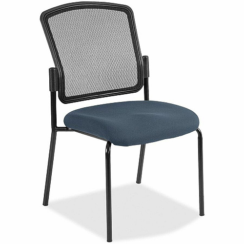 Eurotech Dakota 2 Guest Chair Chesapeake Seat Color - Fabric Seat Material - Steel Frame Material - Four-legged Base - Shire Chesapeake - 2 / Carton (701484)