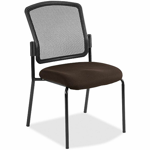 Eurotech Dakota 2 7014 Guest Chair Fudge Seat Color - Fabric Seat Material - Steel Frame Material - Four-legged Base - Forte Fudge - 2 / Carton (701441)