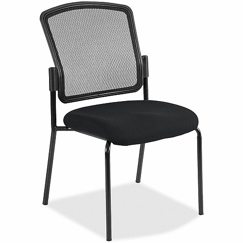 Eurotech Dakota 2 7014 Guest Chair Ebony Seat Color - Fabric Seat Material - Steel Frame Material - Four-legged Base - Insight Ebony - 2 / Carton (701449)