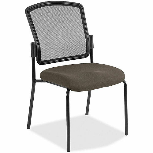 Eurotech Dakota 2 Guest Chair Stonewall Seat Color - Fabric Seat Material - Steel Frame Material - Four-legged Base - Shire Stonewall - 2 / Carton (701486)
