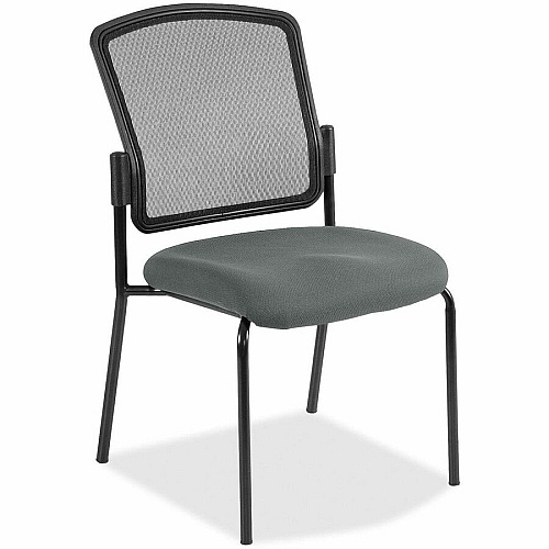 Eurotech Dakota 2 7014 Guest Chair Fog Seat Color - Fabric Seat Material - Steel Frame Material - Four-legged Base - Expo Fog - 2 / Carton (701432)