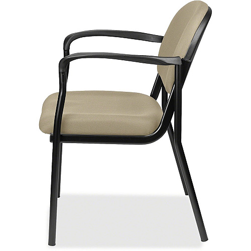 Eurotech Dakota 8011 Guest Chair Pumice Seat Color - Fabric Seat Material - Pumice Back Color - Fabric Back Material - Steel Frame Material - Four-legged Base - Forte Pumice - 1 Each (801145)