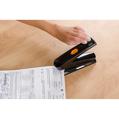 Novus B8fc Power on Demand Stapler Staples Upto 50 Sheet of 80g/m² Paper - 2.63" Throat Depth - Black - Steel, Plastic - 1 Carton (0201673)