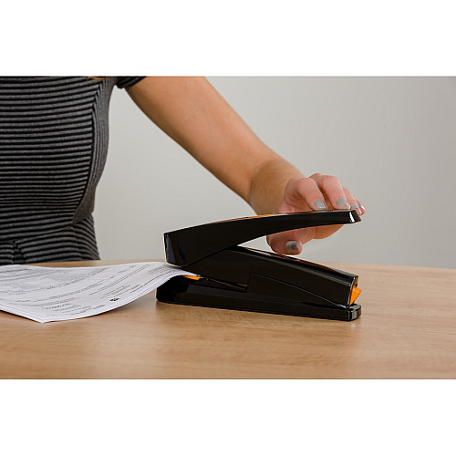 Novus B8fc Power on Demand Stapler Staples Upto 50 Sheet of 80g/m² Paper - 2.63" Throat Depth - Black - Steel, Plastic - 1 Carton (0201673)