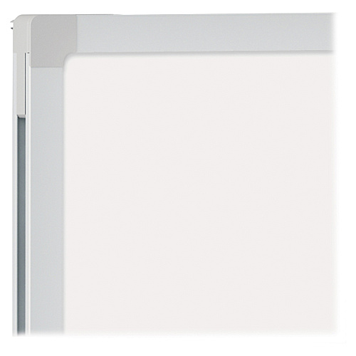 Mead Basic Dry-Erase Board 96.6" (8.1 ft) Width x 48.6" (4.1 ft) Height - White Melamine Surface - Silver Aluminum Frame - Durable, Marker Tray - 1 Each (85359)