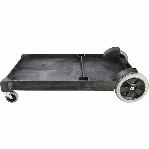 Genuine Joe Workhorse Janitor's Cart 40" Width x 20.50" Depth x 38" Height - Charcoal, Yellow - 1 Each (GJO02342)