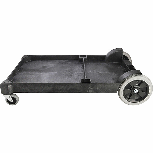Genuine Joe Workhorse Janitor's Cart 40" Width x 20.50" Depth x 38" Height - Charcoal, Yellow - 1 Each (GJO02342)