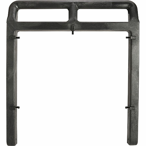 Genuine Joe Workhorse Janitor's Cart 40" Width x 20.50" Depth x 38" Height - Charcoal, Yellow - 1 Each (GJO02342)