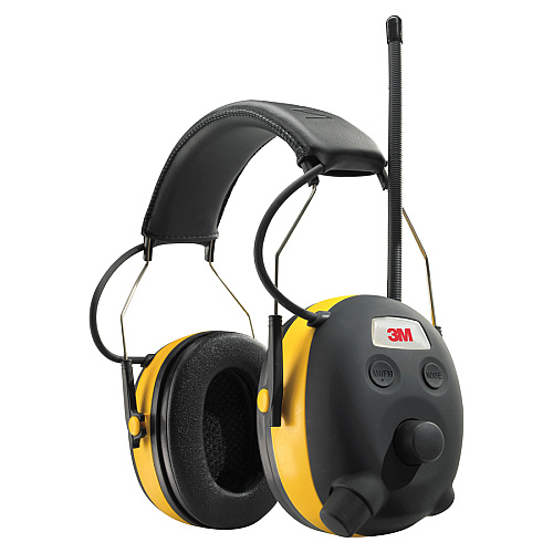 Tekk Protection Protection Digital WorkTunes Earmuffs Stereo - Wired - Over-the-head - Binaural - Circumaural - Yellow, Black - 1 Each (9054100000V)