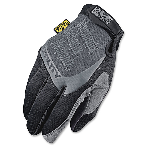 Mechanix Wear 2-way Stretch Utility Gloves 10 Size Number - Large Size - Black - Air Vent, Stretchable, Reinforced Palm Pad, Snag Resistant, Hook & Loop - 2 / Pair (H1505010)