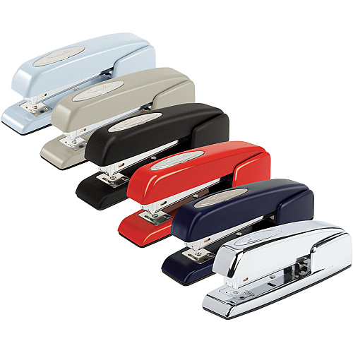 Swingline 747 Business Stapler Staples Upto 25 Sheet of 20lb Paper - Holds Upto 210 Staple - Full Strip - Staple Size: 0.25" - Sky Blue - Metal, Die-cast - 1 Each (74722)