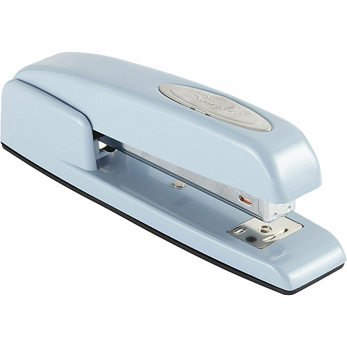 Swingline 747 Business Stapler Staples Upto 25 Sheet of 20lb Paper - Holds Upto 210 Staple - Full Strip - Staple Size: 0.25" - Sky Blue - Metal, Die-cast - 1 Each (74722)