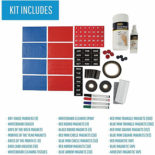 MasterVision Professional Magnetic Board Accessory Kit 1 Each (KT1317)