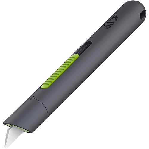 Slice Pen Cutter Auto-Retractable 0.7" Height x 0.7" Width x 5.3" Length - Retractable, Anti-magnetic, Rust Resistant - Ceramic - 1 Each (10512)