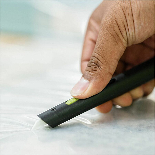 Slice Pen Cutter Auto-Retractable 0.7" Height x 0.7" Width x 5.3" Length - Retractable, Anti-magnetic, Rust Resistant - Ceramic - 1 Each (10512)
