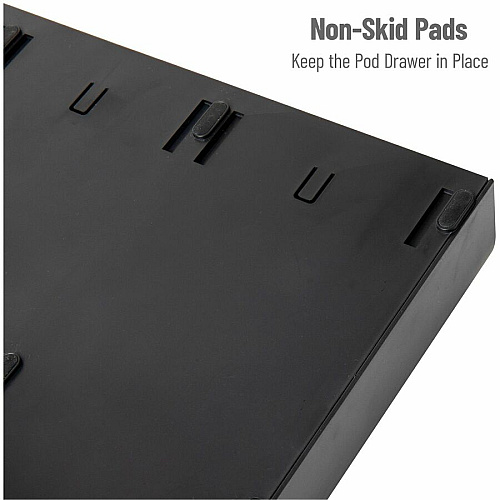 Mind Reader EMS Mind 3-drawer Coffee Pod Organizer 36 x Coffee Pod - 3 Drawer(s) - 13.50" Height x 13.25" Width x 3.25" Depth - Counter - Heat Resistant - 1 Each (TRY3PCBLK)